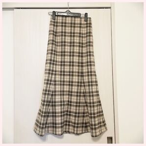 SENSE OF PLACE チェックマーメイドスカート