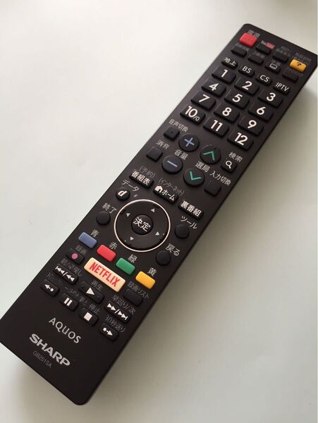 【清掃消毒済】 SHARP シャープ AQUOS テレビリモコン GB251SA