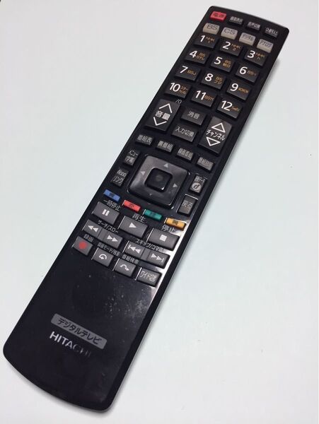 【清掃消毒済】 HITACHI 日立 Wooo テレビリモコン C-RS1