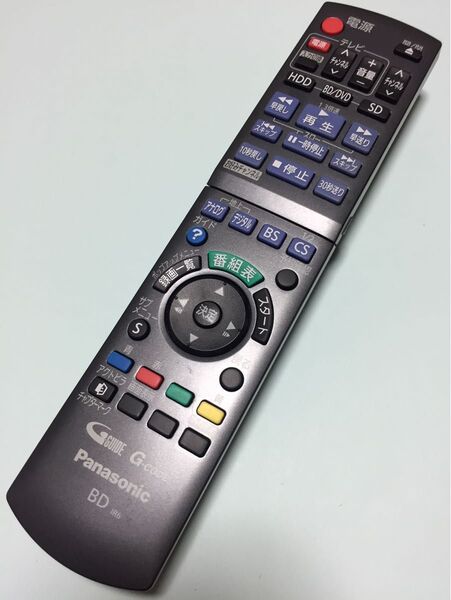 【清掃消毒済】 Panasonic パナソニック ブルーレイ レコーダー リモコン BD BDリモコン N2QAYB000554