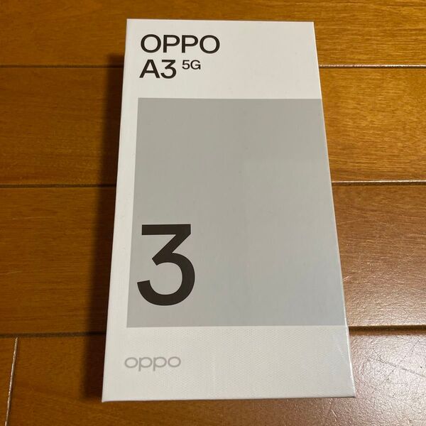 【新品・未開封】OPPO A3 5G (パープル)
