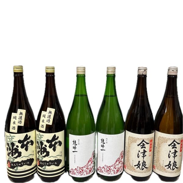 こ7 一升瓶6本 製造月は二枚目以降に記載