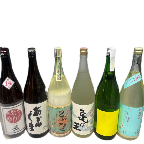 こ13 一升瓶6本 製造月は二枚目以降に記載