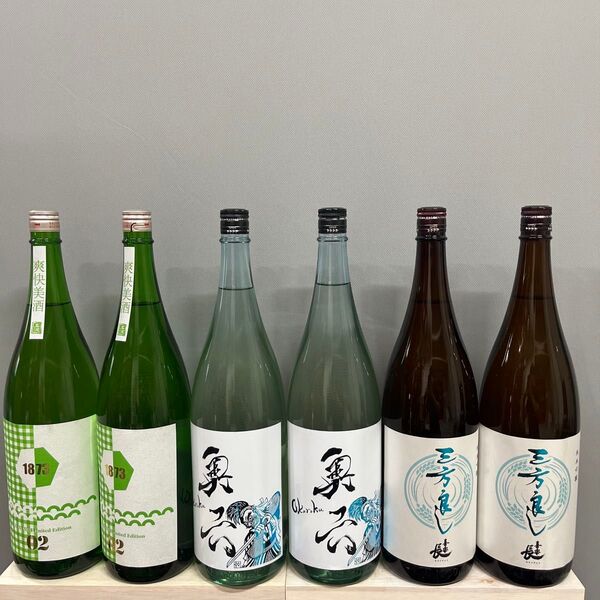 こ23 一升瓶6本 製造月は二枚目以降に記載