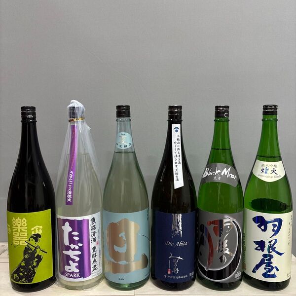 あ24 一升瓶6本 製造月は二枚目以降に記載