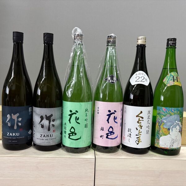 い21 一升瓶6本 製造月は二枚目以降に記載