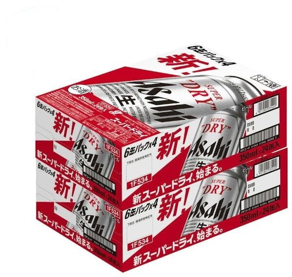 アサヒスーパードライ350ml×48本