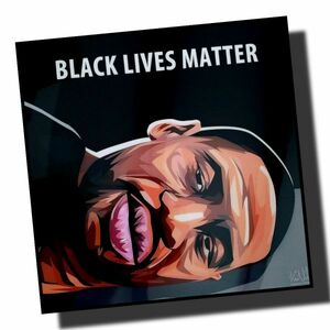 BLACK LIVES MATTER 海外ポップアートパネル 木製 壁掛け グラフィックアート 絵画 ポスター インテリア