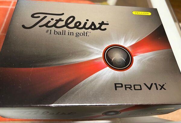 Titleist PRO V1x ゴルフボール イエロー 1ダース 新品未開封【2024年】
