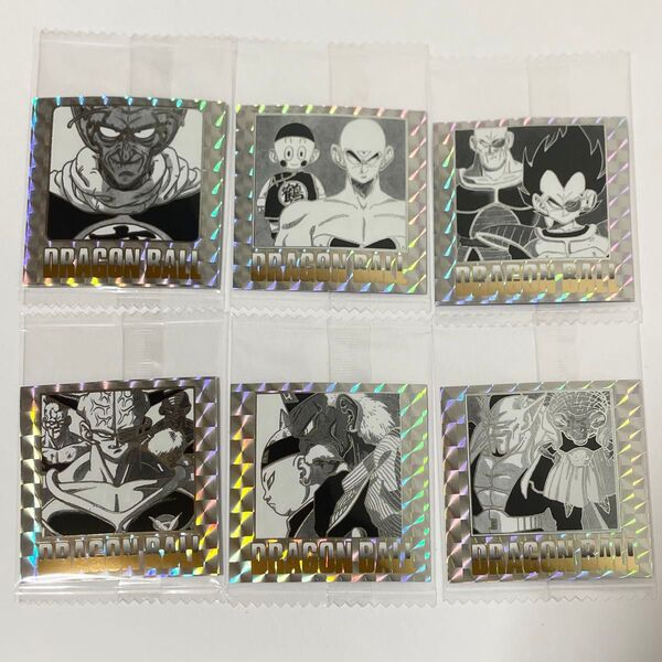 ドラゴンボール 40周年記念 オリジナルイラストレーション シールウエハース 6枚セット