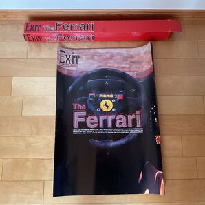 EXIT The Ferrari ::::フェラーリ F1 #ポスター、大判冊子 、1992年当時物