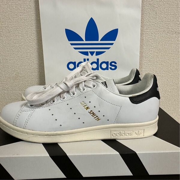 adidas Stan Smith ホワイト/ブラック スタンスミス スニーカー 24センチ アディダス