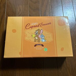 TOM and JERRY トムとジェリー Cup and Saucer イエロー