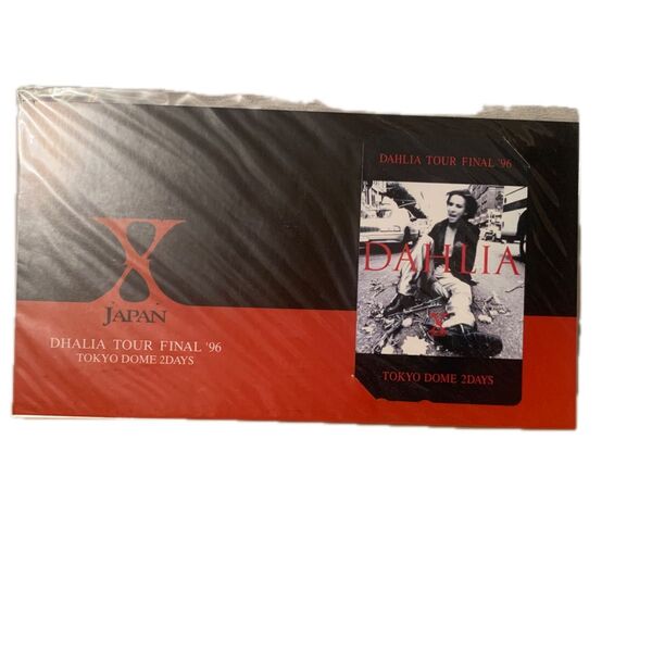 X JAPAN DAHLIA TOUR FINAL '96 TOKYO DOME 2DAYS テレホンカード