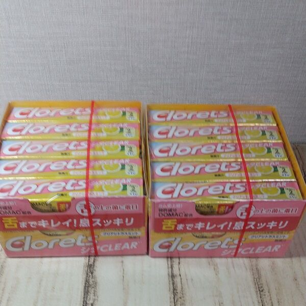 クロレッツ シタCLEAR クリアシトラスミント 14粒 40個セット