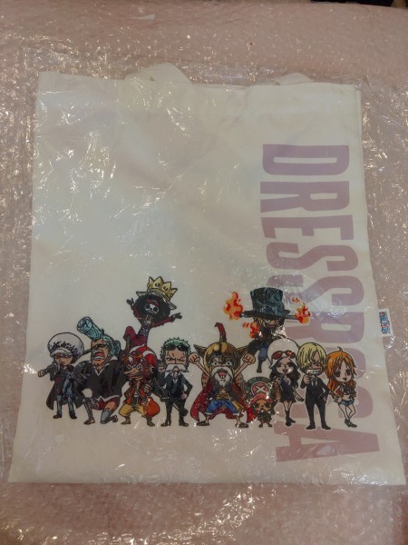 ONE PIECE ワンピース モンキー・D・ルフィ ゾロ サンジ ナミ ウソップ チョッパー エコバッグ キャンバスバッグ B 海外限定