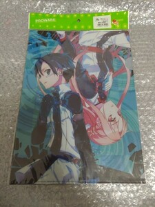 ソードアート・オンライン アスナ キリト　クリアファイル 香港、海外限定