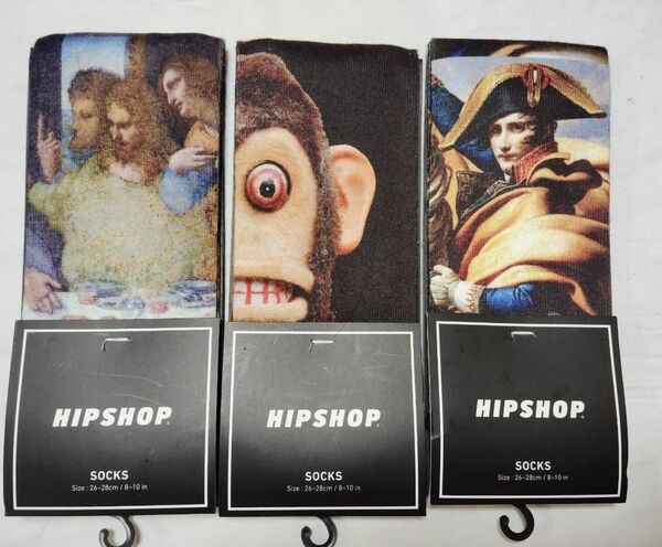 HIPSHOP 靴下 ソックス 3足セット 26~28cm