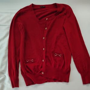 レストローズ カーディガン レッド