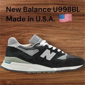【特価】New Balance ニューバランス U998BL Made in USA US11.0 29.5cm 箱無し