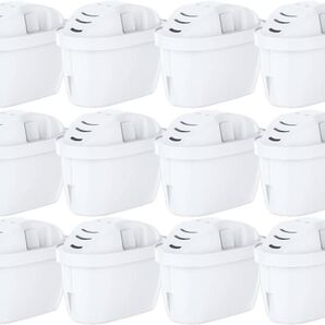 マクストラ 浄水器フィルターカートリッジ互換12個