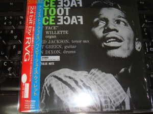 BABY FACE WILLETTE FACE TO FACE 東芝 BLUE NOTE RVG 紙ジャケ ｃｄ GRANT GREEN