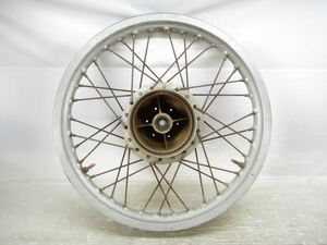 TS125 Hustler *TS1252* original rear wheel /1.85×18 axle 15Φ! TAKASAGO aluminium rim! search number 18A8