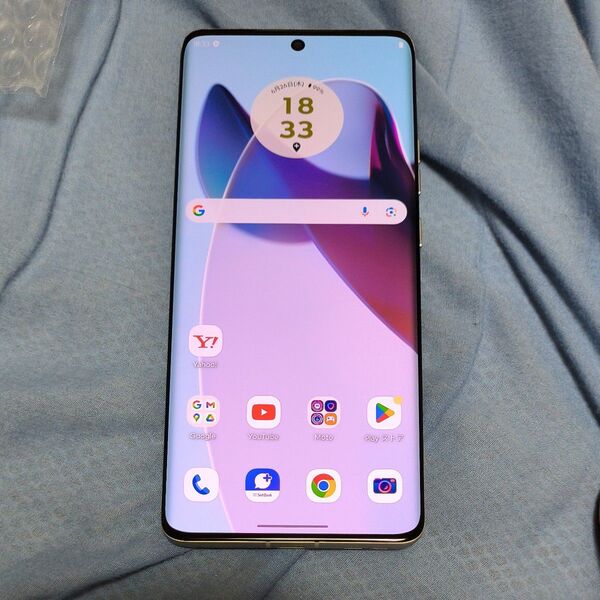 訳あり motorola edge 50s pro 6.7インチ メモリー8GB ストレージ256GB バニラクリーム
