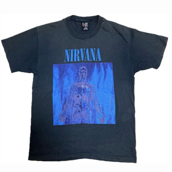 90s XL Nirvana sliver vintage T-shirt ニルヴァーナ スリヴァー