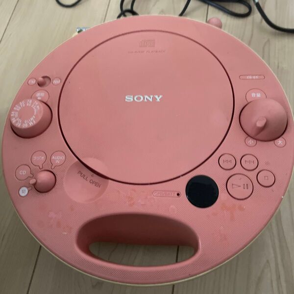 SONY ZS-E5 ラジオ ピンク CDラジオ・ラジカセ ソニー 2009年製 ポータブルCDプレーヤー