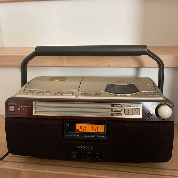 SONY CFD-A100TVラジカセ ラジオ CD ソニー 当時物 レトロ オーディオ