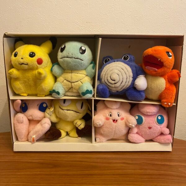 初代 激レア ポケットモンスター ぬいぐるみギフトボックスセット 8体 初期ピカチュウ ぬいぐるみ ポケモン ピカチュウ