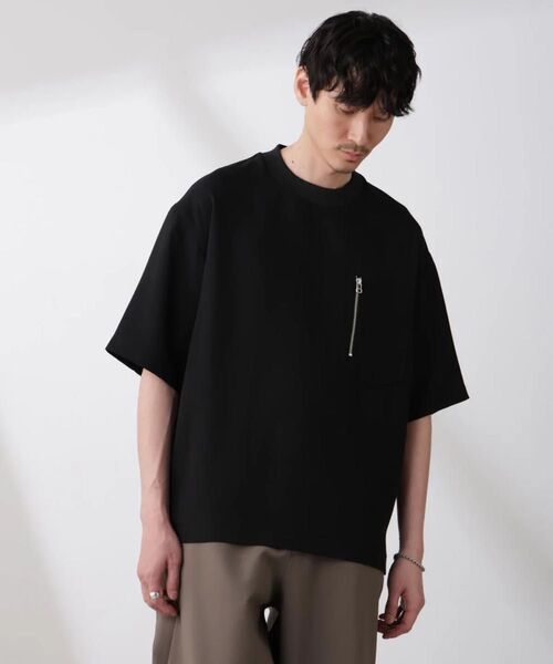 ■送料無料■期間限定!!新作!NANO universe(ナノ・ユニバース)Epoche ZIP Tシャツ メンズ 668-512