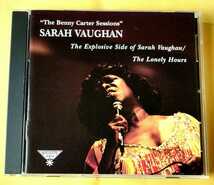 SARAH VAUGHAN 『THE BENNY CARTER SESSIONS 』_画像1