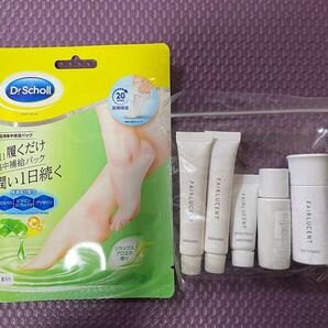 メナードのフェアルーセントシリーズトラベルキット5点セット&集中フットケアセット