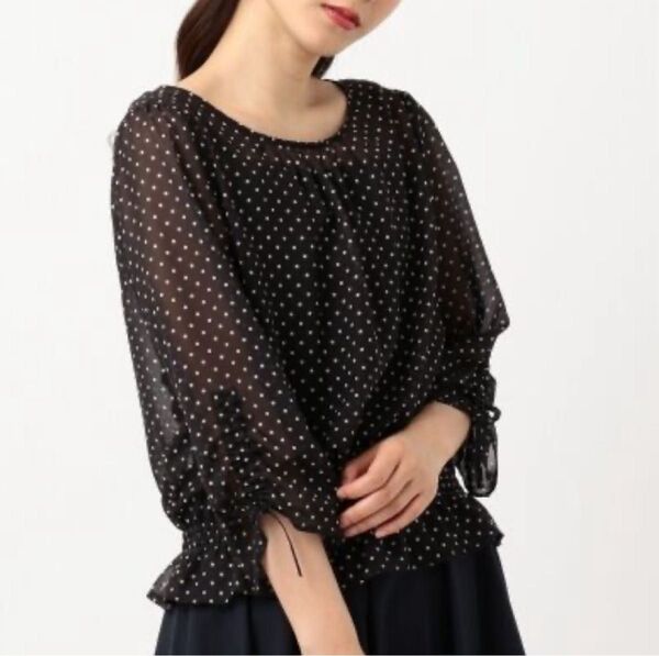 any SiS★フェミニンシャーリングシフォン ブラウス