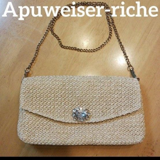 Apuweiser-riche クラッチ ショルダーバッグ アプワイザーリッシェ チェーン 2WAY