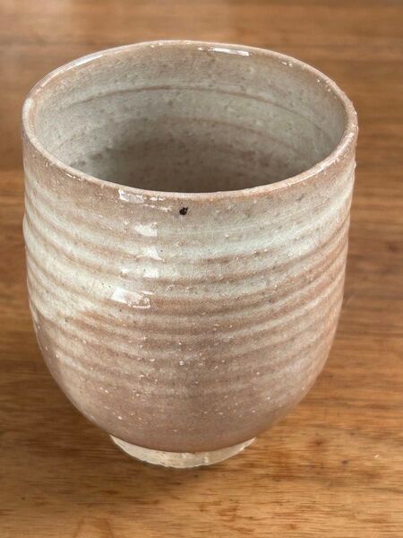 萩焼 湯呑 陶器 ベージュ 和食器