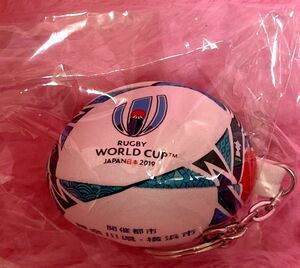 新品未開封　ラグビーワールドカップ2019 神奈川県　横浜市　非売品 キーホルダー　ボール