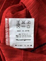 超キュート！ Munsingwear マンシングウェア 半袖シャツ スキッパーシャツ 刺繍 赤 Mサイズ ゴルフ レディース 新規×_画像6