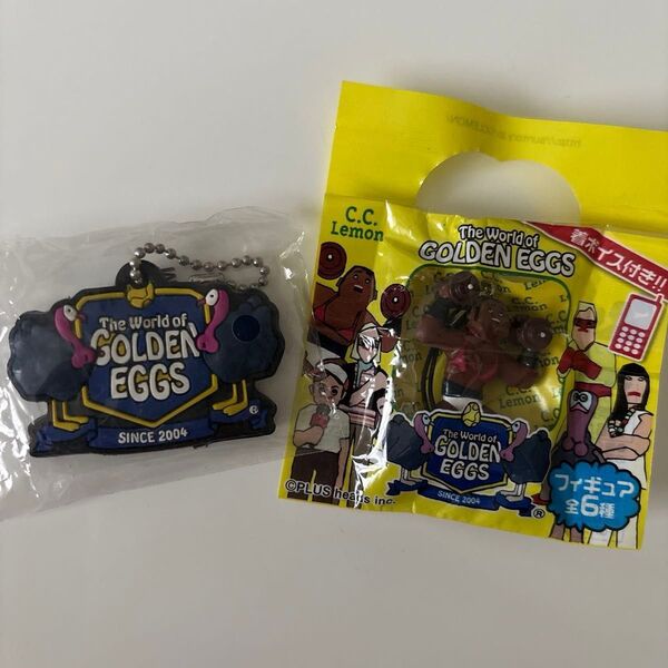 ゴールデンエッグス GOLDENEGGS フィギュア ストラップ ロゴ キーカバー ボールチェーン ステファン 非売品 ノベルティ