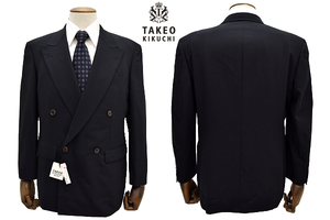 L-1735* new goods *TAKEO KIKUCHI SUITS Takeo Kikuchi large circle general merchandise shop * regular price \48300 made in Japan navy navy blue blaser double tailored jacket 1