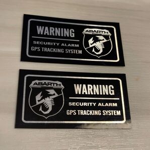 アバルト セキュリティステッカー