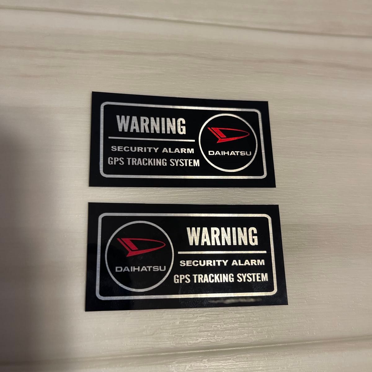 ダイハツ　セキュリティステッカー