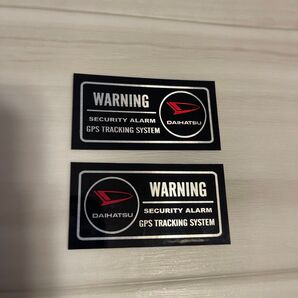 ダイハツ セキュリティステッカー