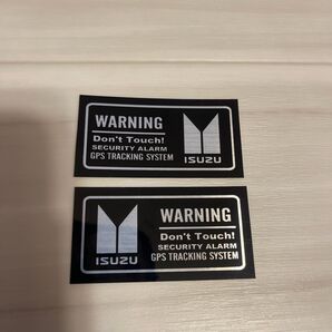 ISUZU セキュリティステッカー