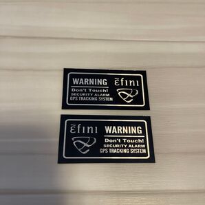 マツダ アンフィニ セキュリティステッカー