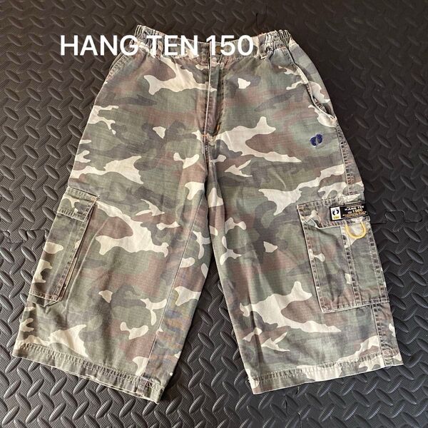 HANG TEN 迷彩柄ハーフパンツ150 カーゴ ショートパンツ