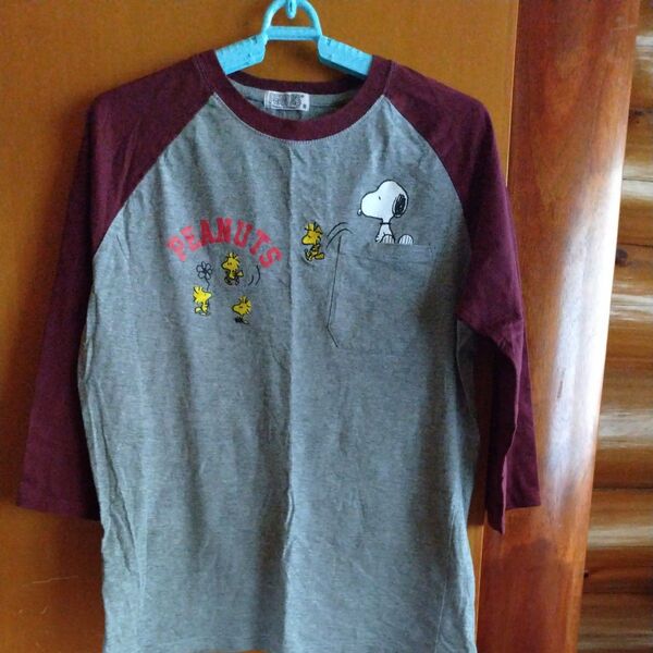 スヌーピー七分袖Tシャツ