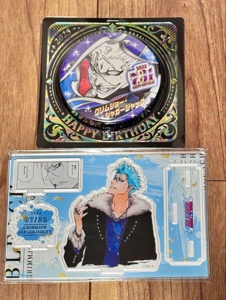 新品 BLEACH グリムジョー バースデイ 缶バッジ 名場面ジオラマフィギュア